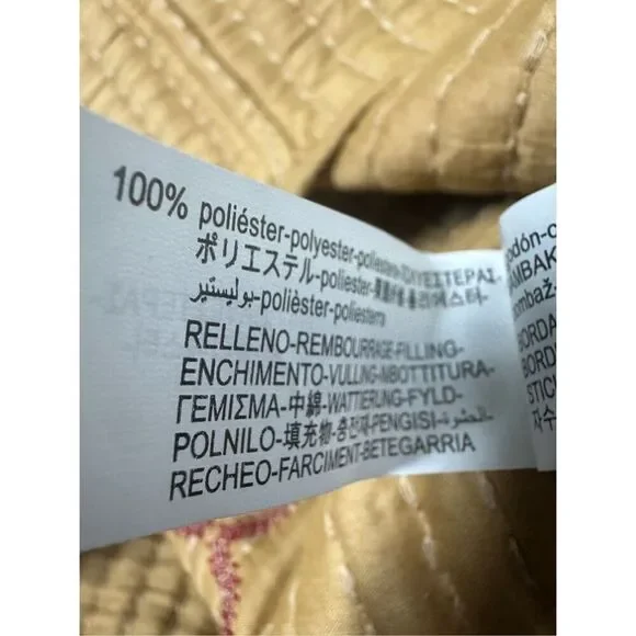 NWOT Zara Embroidered Quilted Vest Size L - Picture 9 of 13